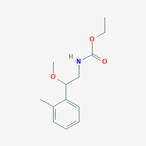 molecular formula C13H19NO3 B2443651 Ethyl (2-methoxy-2-(o-tolyl)ethyl)carbamate CAS No. 1798038-21-7