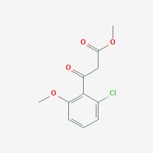 Methyl 3-(2-chloro-6-methoxyphenyl)-3-oxopropanoate