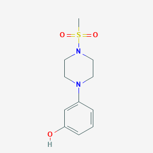 3-(4-(Methylsulfonyl)piperazin-1-yl)phenol