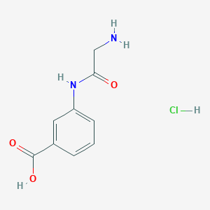 3-(2-Aminoacetamido)benzoic acid hydrochloride