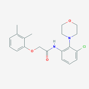 N-(3-chloro-2-morpholin-4-ylphenyl)-2-(2,3-dimethylphenoxy)acetamide