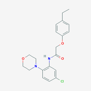 N-(5-chloro-2-morpholin-4-ylphenyl)-2-(4-ethylphenoxy)acetamide