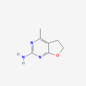 4-Methyl-5,6-dihydrofuro[2,3-d]pyrimidin-2-amine