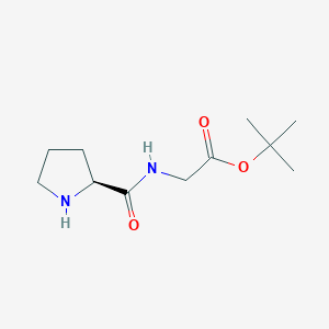 molecular formula C11H20N2O3 B2443753 (s)-Prolylglycine t-butyl ester CAS No. 71666-99-4