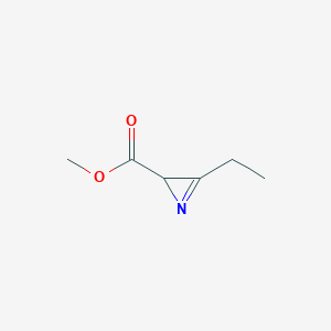 molecular formula C6H9NO2 B2443760 Methyl 3-ethyl-2H-azirine-2-carboxylate CAS No. 2287273-41-8