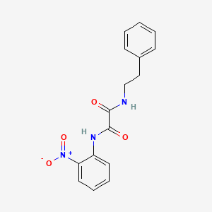 molecular formula C16H15N3O4 B2443809 N1-(2-nitrophenyl)-N2-phenethyloxalamide CAS No. 941945-84-2