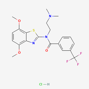 N-(4,7-dimethoxybenzo[d]thiazol-2-yl)-N-(2-(dimethylamino)ethyl)-3-(trifluoromethyl)benzamide hydrochloride