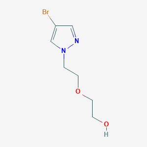 molecular formula C7H11BrN2O2 B2443857 2-(2-(4-bromo-1H-pyrazol-1-yl)ethoxy)ethanol CAS No. 1291797-86-8