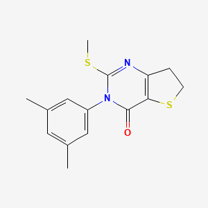 3-(3,5-Dimethylphenyl)-2-methylsulfanyl-6,7-dihydrothieno[3,2-d]pyrimidin-4-one