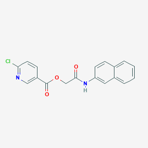 [2-(Naphthalen-2-ylamino)-2-oxoethyl] 6-chloropyridine-3-carboxylate
