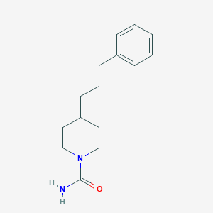 4-(3-Phenylpropyl)piperidine-1-carboxamide