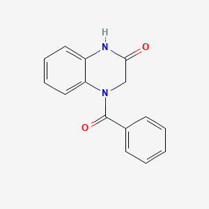 molecular formula C15H12N2O2 B2443966 4-苯甲酰-1,3-二氢喹喔啉-2-酮 CAS No. 4937-75-1
