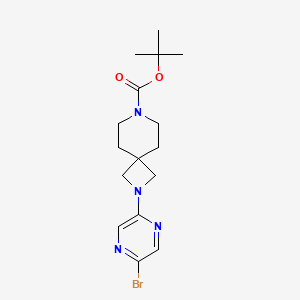 Tert-butyl 2-(5-bromopyrazin-2-yl)-2,7-diazaspiro[3.5]nonane-7-carboxylate