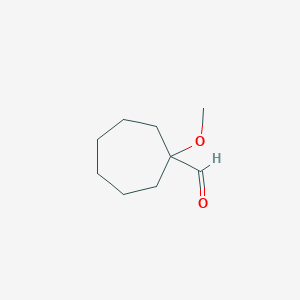 1-Methoxycycloheptane-1-carbaldehyde