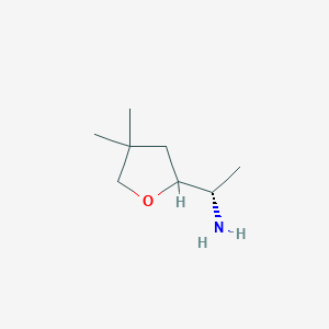 (1S)-1-(4,4-Dimethyloxolan-2-yl)ethanamine