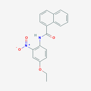 molecular formula C19H16N2O4 B2443993 N-(4-ethoxy-2-nitrophenyl)naphthalene-1-carboxamide CAS No. 321967-92-4