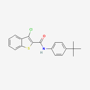 N-(4-tert-butylphenyl)-3-chloro-1-benzothiophene-2-carboxamide