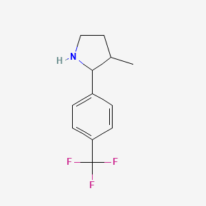 3-Methyl-2-[4-(trifluoromethyl)phenyl]pyrrolidine