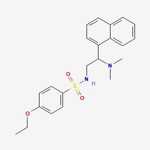 molecular formula C22H26N2O3S B2444010 N-(2-(dimethylamino)-2-(naphthalen-1-yl)ethyl)-4-ethoxybenzenesulfonamide CAS No. 941960-30-1