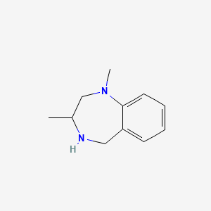 molecular formula C11H16N2 B2444011 1,3-dimethyl-2,3,4,5-tetrahydro-1H-1,4-benzodiazepine CAS No. 1267348-89-9