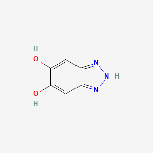 molecular formula C6H5N3O2 B2444013 2H-benzotriazole-5,6-diol CAS No. 95035-38-4