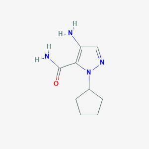 4-Amino-1-cyclopentyl-1H-pyrazole-5-carboxamide