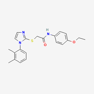 2-[1-(2,3-dimethylphenyl)imidazol-2-yl]sulfanyl-N-(4-ethoxyphenyl)acetamide