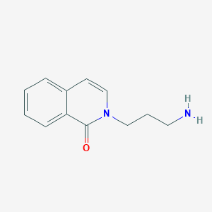 molecular formula C12H14N2O B2444105 2-(3-Amino-propyl)-2H-isoquinolin-1-one CAS No. 857939-05-0