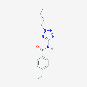 molecular formula C14H19N5O B244411 N-(2-butyl-2H-tetrazol-5-yl)-4-ethylbenzamide 