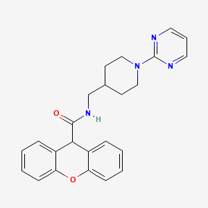 N-((1-(pyrimidin-2-yl)piperidin-4-yl)methyl)-9H-xanthene-9-carboxamide