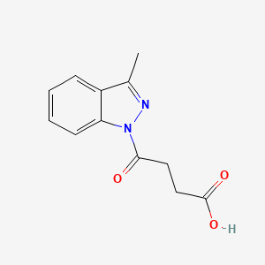 4-(3-methyl-1H-indazol-1-yl)-4-oxobutanoic acid