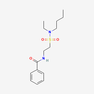 N-[2-[butyl(ethyl)sulfamoyl]ethyl]benzamide