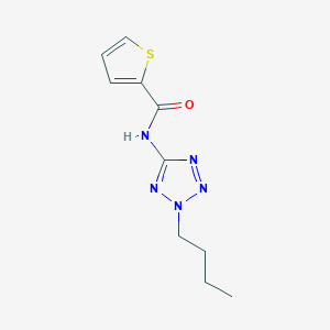 molecular formula C10H13N5OS B244413 N-(2-butyl-2H-tetrazol-5-yl)thiophene-2-carboxamide 