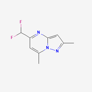 5-(Difluoromethyl)-2,7-dimethylpyrazolo[1,5-a]pyrimidine