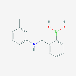 B-[2-[[(3-Methylphenyl)amino]methyl]phenyl]boronic acid
