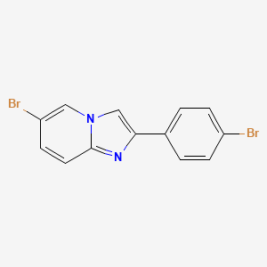 6-Bromo-2-(4-bromophenyl)imidazo[1,2-a]pyridine