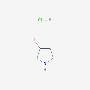 molecular formula C4H9ClIN B2444156 3-Iodopyrrolidine hydrochloride CAS No. 1353944-79-2