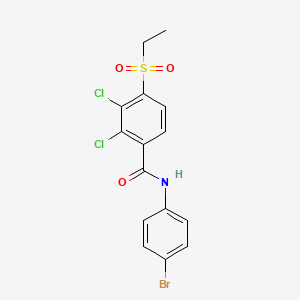 N-(4-bromophenyl)-2,3-dichloro-4-(ethylsulfonyl)benzenecarboxamide
