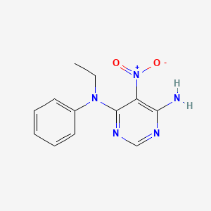 N-ethyl-5-nitro-N-phenylpyrimidine-4,6-diamine