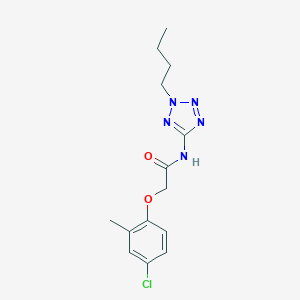 molecular formula C14H18ClN5O2 B244417 N-(2-butyl-2H-tetrazol-5-yl)-2-(4-chloro-2-methylphenoxy)acetamide 