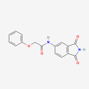N-(1,3-dioxoisoindol-5-yl)-2-phenoxyacetamide