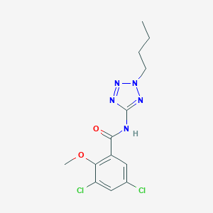 N-(2-butyl-2H-tetraazol-5-yl)-3,5-dichloro-2-methoxybenzamide