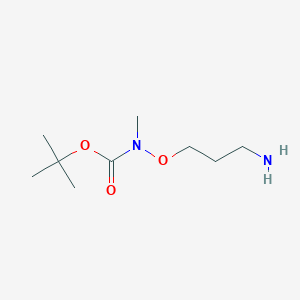 molecular formula C9H20N2O3 B2444192 tert-Butyl 3-aminopropoxy(methyl)carbamate CAS No. 1196681-74-9