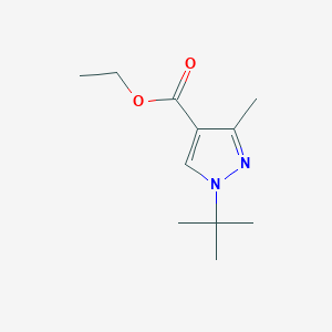 Ethyl 1-(tert-butyl)-3-methyl-1H-pyrazole-4-carboxylate