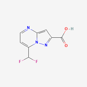 7-(Difluoromethyl)pyrazolo[1,5-a]pyrimidine-2-carboxylic acid