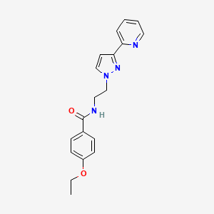 molecular formula C19H20N4O2 B2444241 4-乙氧基-N-(2-(3-(吡啶-2-基)-1H-吡唑-1-基)乙基)苯甲酰胺 CAS No. 1448029-83-1