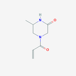 6-Methyl-4-prop-2-enoylpiperazin-2-one