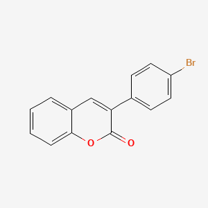 molecular formula C15H9BrO2 B2444289 3-(4-Bromophenyl)chromen-2-one CAS No. 16807-64-0