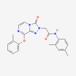 N-(2,4-dimethylphenyl)-2-[8-(2-methylphenoxy)-3-oxo[1,2,4]triazolo[4,3-a]pyrazin-2(3H)-yl]acetamide