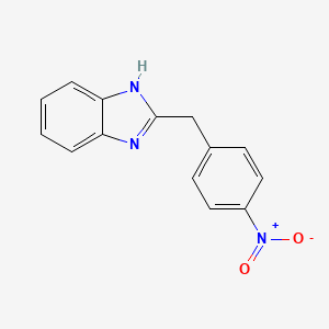 molecular formula C14H11N3O2 B2444336 2-(4-nitrobenzyl)-1H-benzimidazole CAS No. 7291-96-5